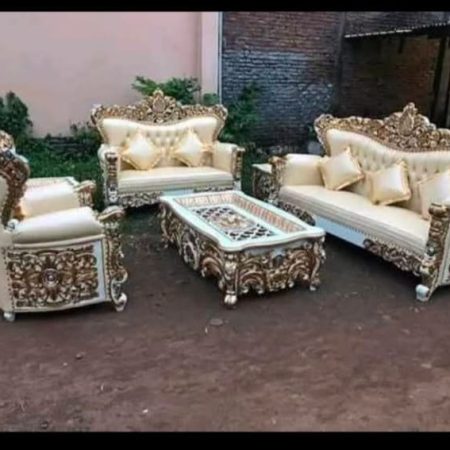 Set Sofa Tamu Ukiran Mewah Jati Jepara Model Klasik